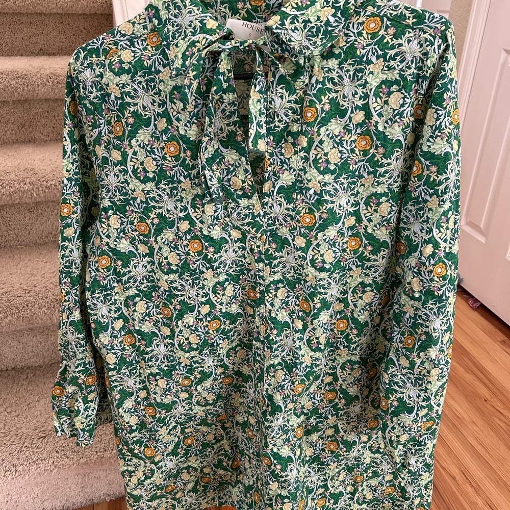Tucker Green Floral Blouse